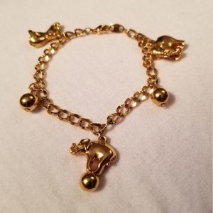 Vintage Avon Gold Elephant Bracelet